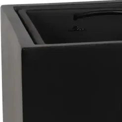 Matsort eller mathvid plantekumme / rumdeler med planteindsats og hjul - 4 størrelser