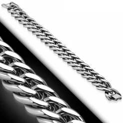 19mm Mega Panserarmbånd I Stål - 22cm