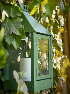 Olivengrøn udendørs væglanterne