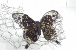 Organza sommerfugl - kasse med 12stk