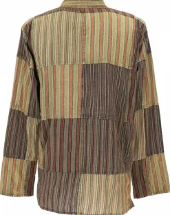 Patchwork bondeskjorte til Herre - 3 Modeller