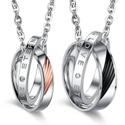 Roman twist parhalskæder med zirkoner