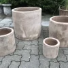 Runde elegante Terracotta krukker