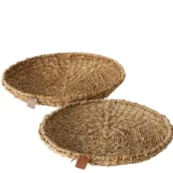 Runde fade / bowler i søgræs - 2stk - Ø.40 + Ø.50