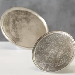 Runde fade i rå aluminium / Sæt Ø.18 + Ø.27