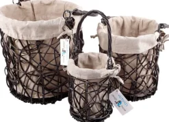 Runde Pilekurve med Hør