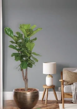 Rustik Polaris metal hammered gold plantepotte - 3 str.