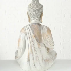 Siddende Buddha Gold Antique - 67cm