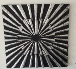 Silver sun vægdekoration / DEMO / AFHENTNING