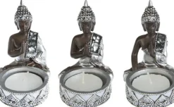 Små Buddha lysestager / 3stk