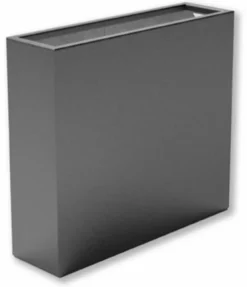 Smalle & høje aflange blomsterkummer i glasfiber / polyester