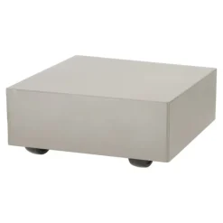 Sokkel / Podie med hjul - Firkantet stål Platform