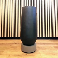 Sokkel / Podie med hjul - Rund Platform i stål