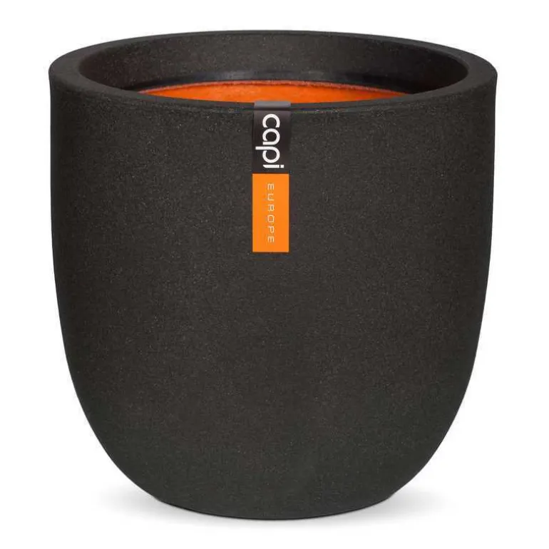 Sort glat Ball krukke smooth black - Livstidsgaranti