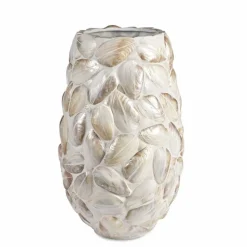 Stor indendørs krukke / vase med søskaller - 2 størrelser