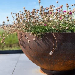 Stor skål/bowle i 4mm corten rust - Ø.80 + Ø.100 + Ø.120