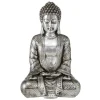 Stor sølv Buddha 70cm