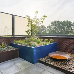 Store firkantede krukker i aluminium / Antrazit - 12 modeller