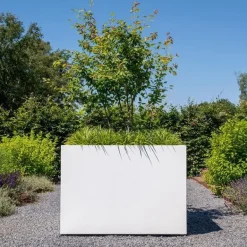 Store firkantede krukker i aluminium / Antrazit - 12 modeller