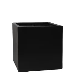 Store firkantede kubiske krukker med let Terrazzo look - 5 års garanti