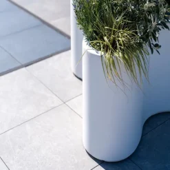 Store organic plantekasser i glasfiber - Udendørs + Indendørs