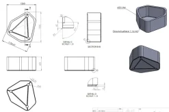 Store organic SHAPE plantekasser i glasfiber - Udendørs + Indendørs