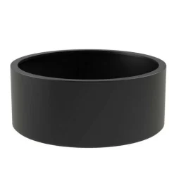 Store runde plantekrukker i polyester - 4 str - H.60cm