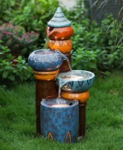 Tavira oriental Vandfontæne med lys