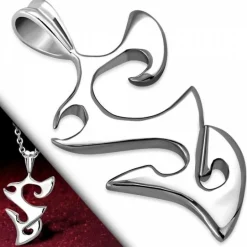 Tribal vedhæng i stål