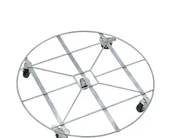 Trolley / Hjulsæt til rund rattan krukke