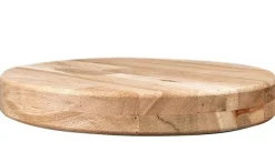 Træplade med forsænkede hjul til Krukker - Rund eller Firkantet coaster i hårdtræ