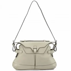 Urban modetaske i creme læder