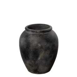 Vaser i fiberbeton - Indendørs plantekrukker - 3 farver - H.51xØ.44