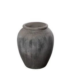 Vaser i fiberbeton - Indendørs plantekrukker - 3 farver - H.51xØ.44