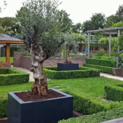 80x80cm Krukker i glasfiber / polyester - H.40 + H.60 + H.80cm