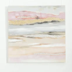 80x80cm Landscape Abstrakt oliemalerier på kanvas - sæt 2stk